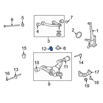Toyota OE - Front Alignment Camber Adjusting Eccentric