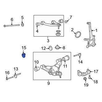 Toyota OE - Front Alignment Camber Adjusting Eccentric