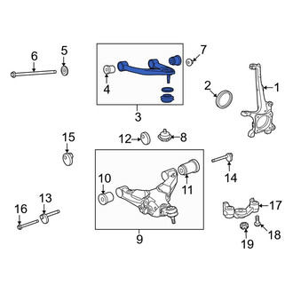 Toyota OE - Front Left Upper Suspension Control Arm