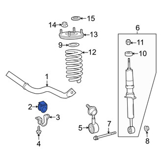 Toyota OE - Front Suspension Stabilizer Bar Bushing