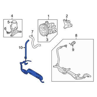 Toyota OE - Power Steering Cooler