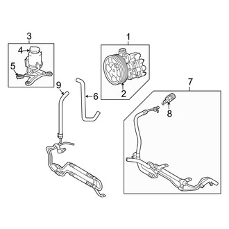 Toyota OE - Steering Gear & Linkage - Pump & Hoses (4.6L)