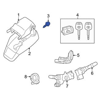 Toyota OE - Steering Column Cover Screw