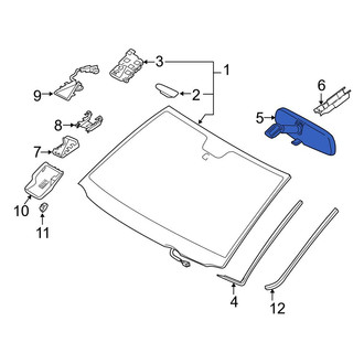 Toyota OE - Front Interior Rear View Mirror