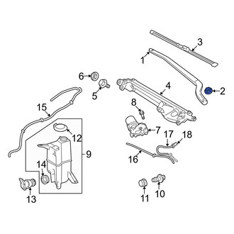 Toyota OE - Wiper Arm Nut
