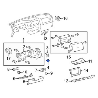 Toyota OE - Instrument Panel Cover