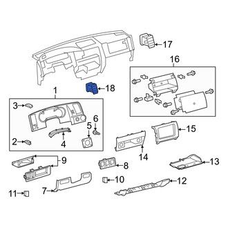 Toyota OE - Right Dashboard Air Vent