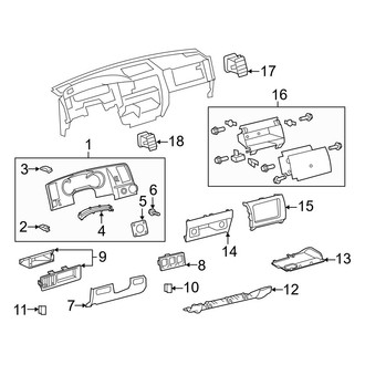 Toyota OE - Instrument Panel Components