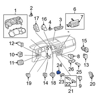 Toyota OE - 12 Volt Accessory Power Outlet Cover