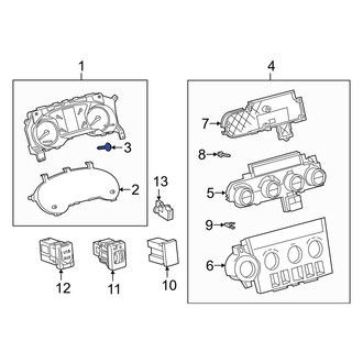Toyota OE - Instrument Cluster Screw