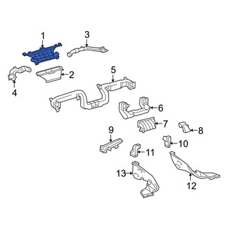 Toyota OE - Front Upper Windshield Defroster Nozzle