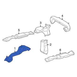 Toyota OE - Rear Instrument Panel Air Duct