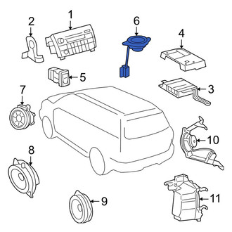 Toyota OE - Rear Speaker