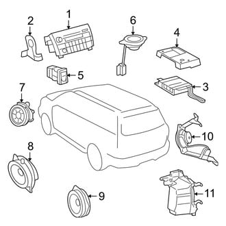 Toyota OE - Instrument Panel - Sound System