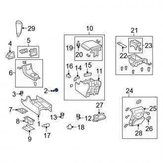 Toyota Corolla Oem Interior Components — Carid.com