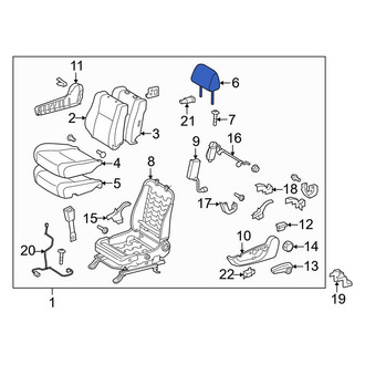 Toyota OE - Front Left Headrest