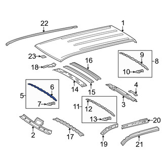 Toyota OE - Front Roof Panel Reinforcement