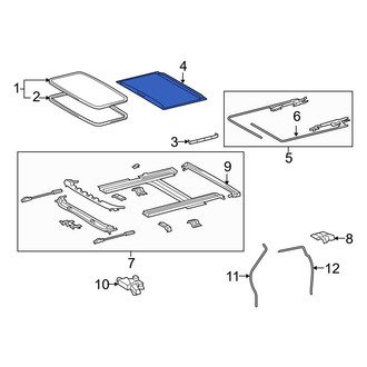 Toyota OE - Sunroof Cover