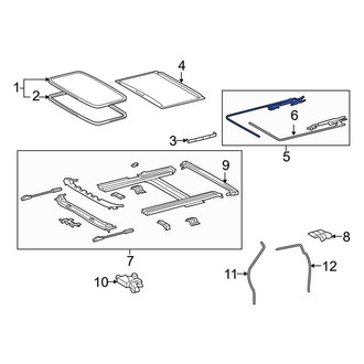 Toyota OE - Sunroof Cable