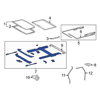 Toyota OE - Sunroof Frame