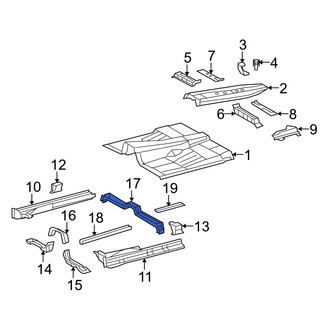 Toyota OE - Rear Floor Pan Reinforcement