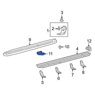 Toyota OE - Right Running Board End Cap