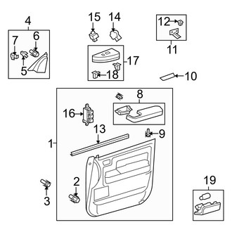 Toyota OE - Front Door - Interior Trim (Limited / Platinum)