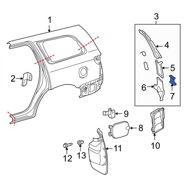 Quarter Panel Extension Bracket