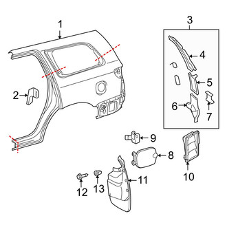 Toyota OE - Quarter Panel - Exterior Trim