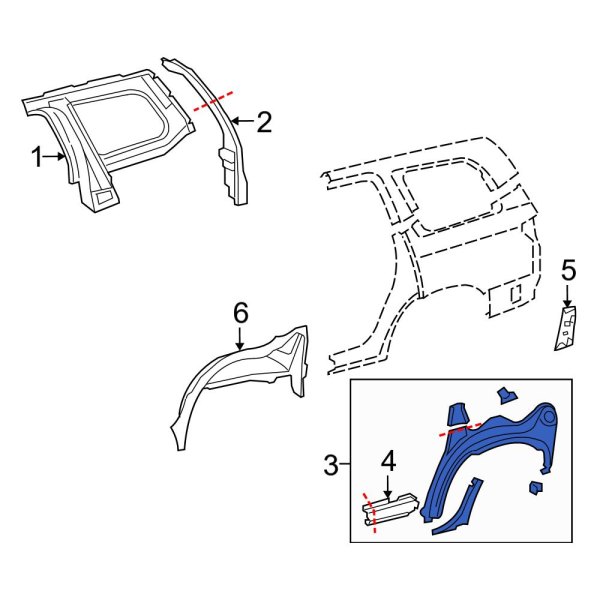 Wheel Housing Side Panel