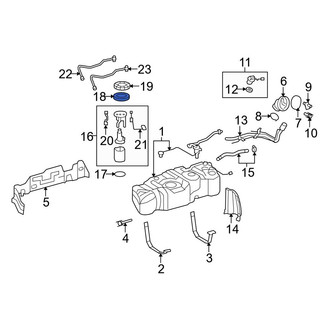 Toyota OE - Fuel Pump Hanger