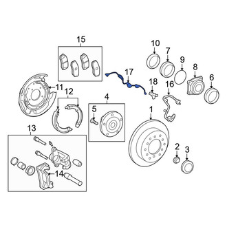 Toyota OE - Rear Right ABS Wheel Speed Sensor Wiring Harness