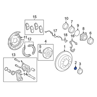 Toyota OE - Front Axle Nut
