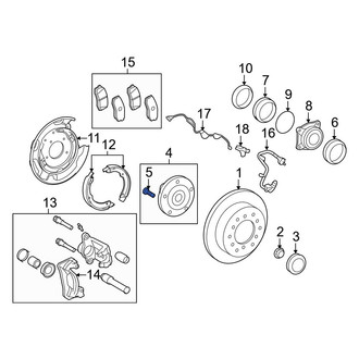 Toyota OE - Rear Wheel Lug Stud