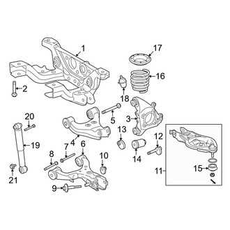 Toyota OE - Rear Suspension - Suspension Components (W/O Air Suspension)