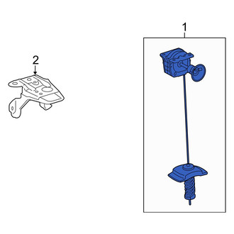 Toyota OE - Rear Spare Tire Hoist