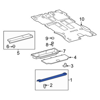Toyota OE - Rear Liftgate Trim Scuff Plate