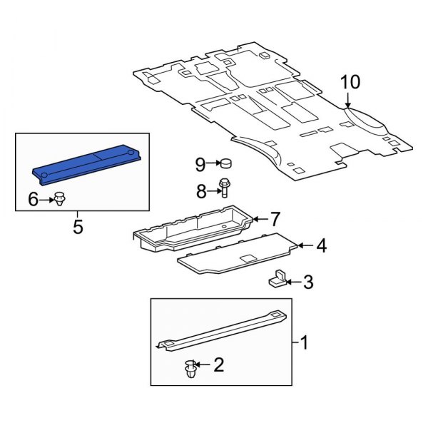 Trunk Floor Access Cover