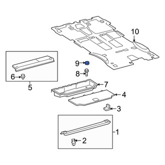 Toyota OE - Trunk Floor Storage Box Cap