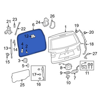 Toyota OE - Rear Hatch Seal