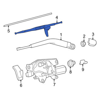 Toyota OE - Rear Wiper Blade