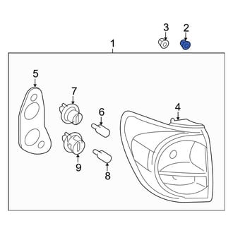 Toyota OE - Tail Light Clip