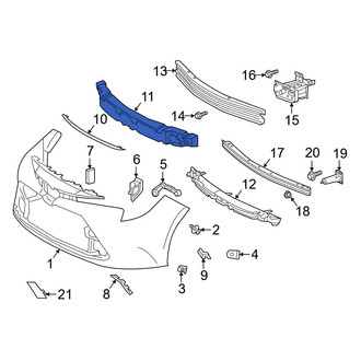 Toyota OE - Front Upper Bumper Impact Absorber