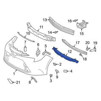 Toyota OE - Front Lower Bumper Impact Absorber