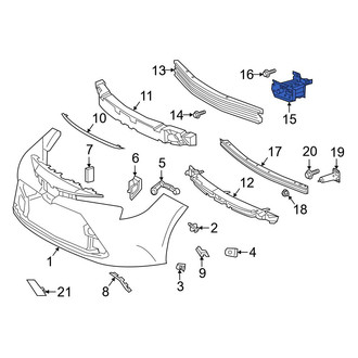 Toyota OE - Rear Right Bumper Impact Bar Bracket