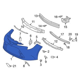 Toyota OE - Front Bumper Cover
