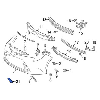 Toyota OE - Rear Tow Eye Cap