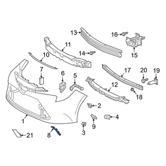 Toyota OE - Front Left Bumper Trim