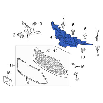 Toyota OE - Front Grille Reinforcement