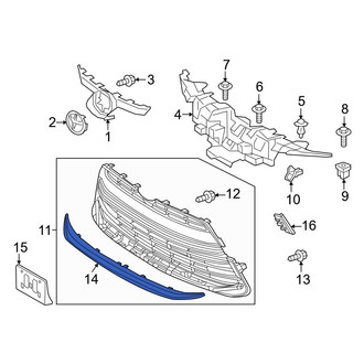 Toyota OE - Front Grille Molding